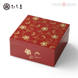 Boîte à Bijoux Tachikichi Flower Arabesque Pattern Red Sanrio