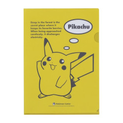 Clear File Pikachu Pokémon Center 25th Anniversary