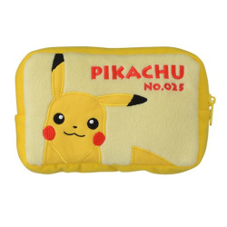 Pochette Carrée en Peluche Pikachu Pokémon