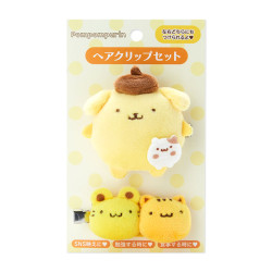 Pinces Cheveux Set Pompompurin Characters Sanrio Full Circle
