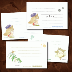 Cartes Postales Set Ippitsusen Mon voisin Totoro