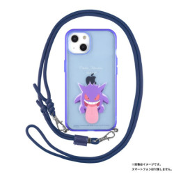 iPhone Case 14/13 with Strap IIIIfit Loop Gengar Pokémon