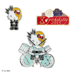 Pins Set Yoshikitty X Pose Sanrio Hello Kitty x Yoshiki 2023