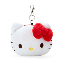 Plush Pass Case Hello Kitty Sanrio