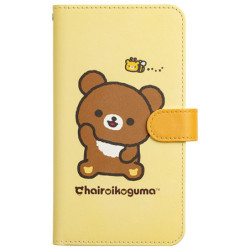 Multi Flip Protection Smartphone L Chairoikoguma Rilakkuma 7th Anniversary