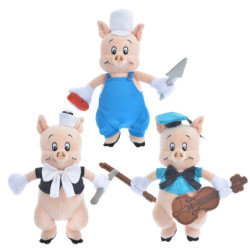 Plushies Set Three Little Pigs Disney100 Decades 30s Collection