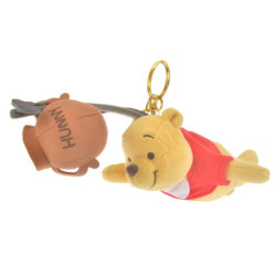 Plush Keychain Pooh Disney Store Japan 30TH