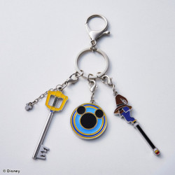Porte-clés Kingdom Chain Magic Wand Knight Shield Kingdom Hearts