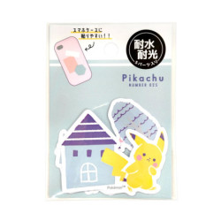 Autocollants House Pokémon Pikachu number025
