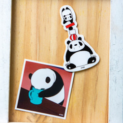 Stickers Set Cup Panda! Go Panda!
