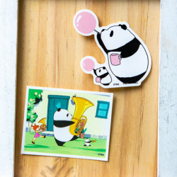 Stickers Set Ongaku Panda! Go Panda!