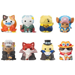 Figures Set I will become the Pirate King Nyan! MEGA CAT PROJECT One Piece