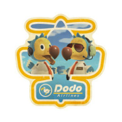 Autocollant Voyage Dodo Airlines Animal Crossing