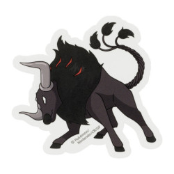 Sticker Tauros Paldean Form Blaze Breed Pokémon