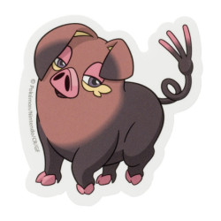 Sticker Oinkologne Female Pokémon