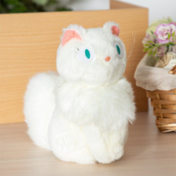 Plush M White Cat Lily Kiki's Delivery Service