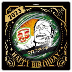 Can Badge Cocodile Birthday Ver. ONE PIECE