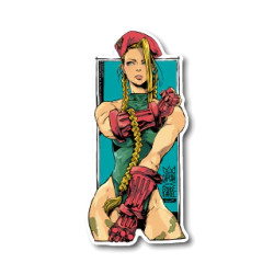 Autocollant Cammy Front Street Fighter B-SIDE LABEL