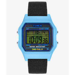 Digital Watch Light Blue PAC-MAN × TIMEX Collaboration