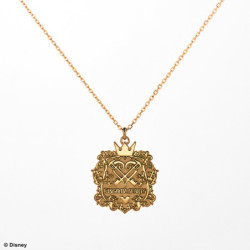 Necklace Emblem Yellow Gold Coating Kingdom Hearts