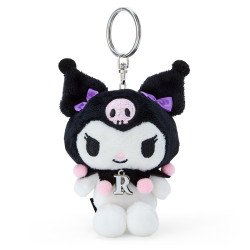 Peluche Porte-clés Kuromi R Sanrio Initial Mascot