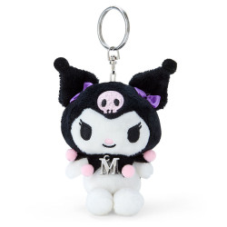 Plush Keychain Kuromi M Sanrio Initial Mascot