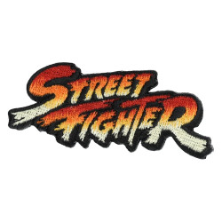 2way Embroidered Patch Classic Logo Street Fighter