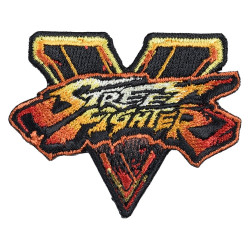 2way Embroidered Patch Logo V Street Fighter