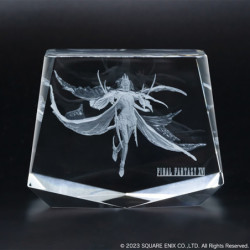 FINAL FANTASY XVI レーザー彫刻クリスタルガラス ＜召喚獣シヴァ＞