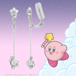 Earring Silver Kirby & Starlight Friends