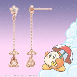 Piercing Waddle Dee Silver Pink Gold Kirby And Starlight Friends
