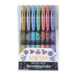 Pens Set SARASA Deco Shine Color Pokémon yonayonaGhost