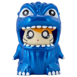Figurine Metallic Blue Gojiham Kun Movie Monster Series Hamtaro x Godzilla