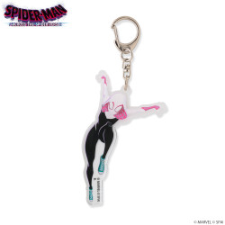 Acrylic Keychain Spider-Gwen Pattern A Spider-Man: Across the Spiderverse
