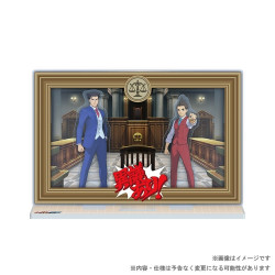 Support Acrylique Diorama Odoroki Selection Ace Attorney 456