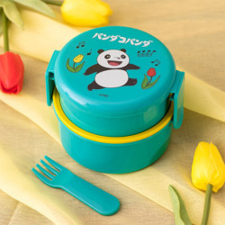 Lunch Box Set avec Fourchette Panda! Go Panda!