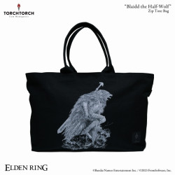 Tote Bag Zip Black Blaidd The Half-Wolf ELDEN RING × TORCH TORCH