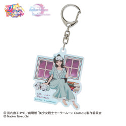 Acrylic Keychain Pochacco and Setsuna Meiou Sanrio x Pretty Guardian Sailor Moon