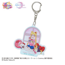 Acrylic Keychain Hello Kitty and Usagi Tsukino Sanrio x Pretty Guardian Sailor Moon
