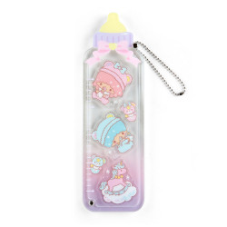 Acrylic Keychain Little Twin Stars Customizable Baby Bottle Sanrio