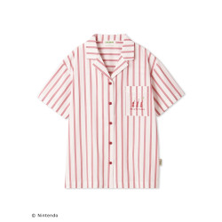 Striped Shirt Red PIKMIN meets GELATO PIQUE