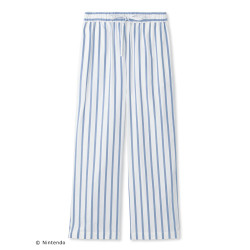 Striped Long Pants Blue PIKMIN meets GELATO PIQUE