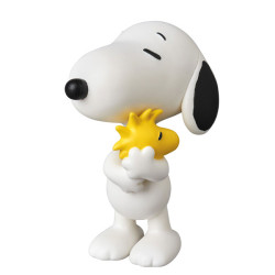 Figurine Snoopy holding Woodstock Renewal Ver. UDF No.729