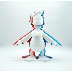 Figurine Donald Duck 3D Pure White Disney