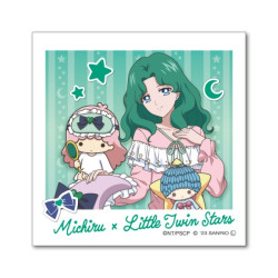 Mini Die Cut Sticker Michiru Kaiou x Little Twin Stars Sanrio x Pretty Guardian Sailor Moon