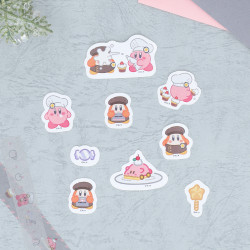 Flake Stickers Set Kirby Café Petit