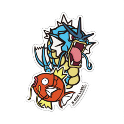 Sticker Magikarp & Gyarados Pokémon B-SIDE LABEL