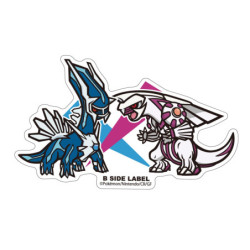 Sticker Dialga & Palkia Pokémon B-SIDE LABEL