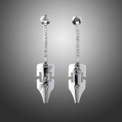Earrings Silver Rohan Kishibe G JoJo's Bizarre Adventure Diamond Is Unbreakable