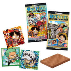 Boîte Autocollants Wafers Niforumeshon One Piece Great Pirates